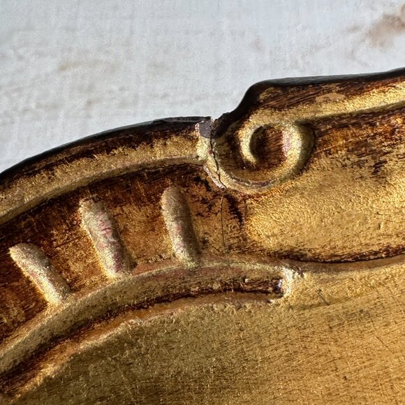 Mid Century Gold Gilt Vanity Tray - Gumps Tray - Made in Italy - Picture 6 of 9